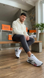 Reebok Caballero Blanco Negro